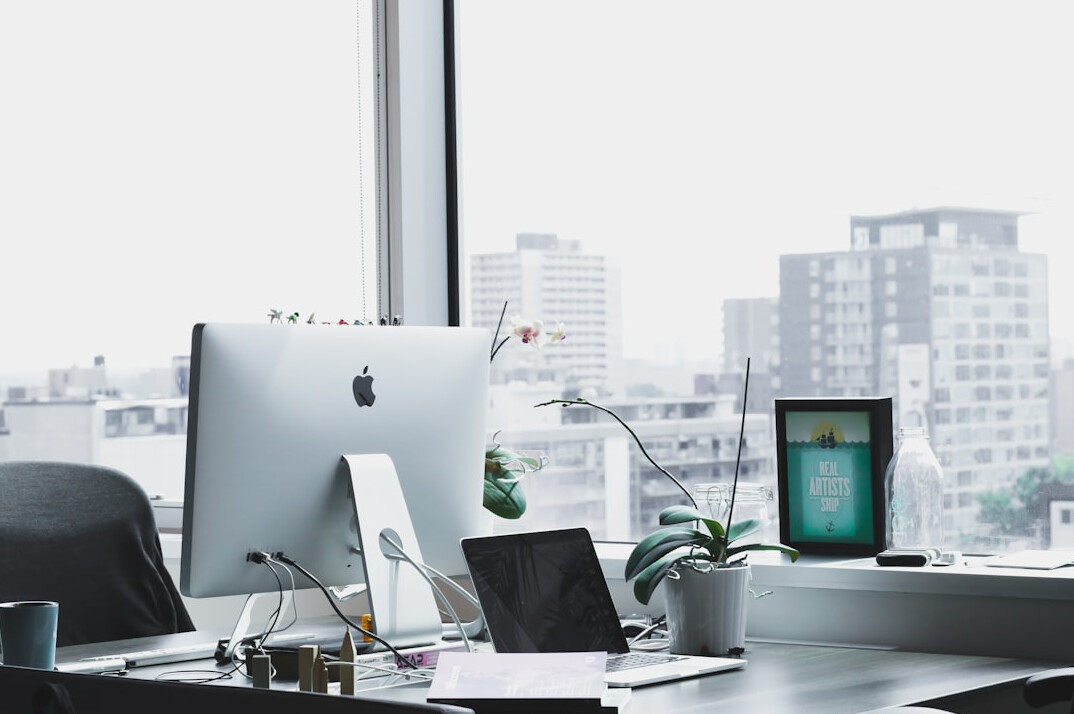 modern office workspace